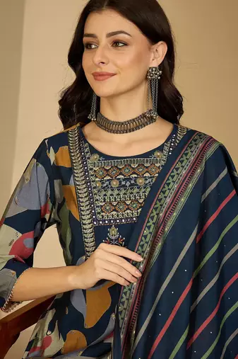 Printed kurta set