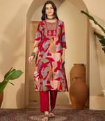 Printed kurta set