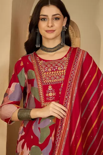 Printed kurta set