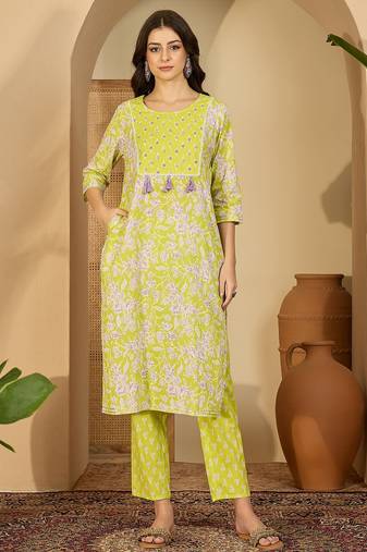 Printed kurta set