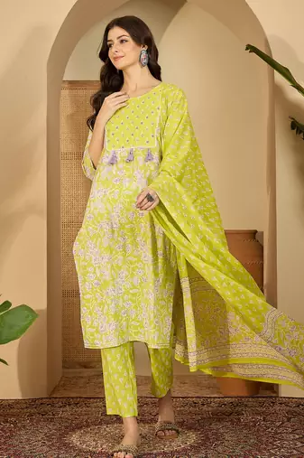 Printed kurta set
