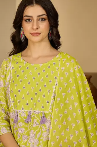 Printed kurta set