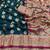 blue banarasi silk blend kanjivaram zari woven saree withh rich border