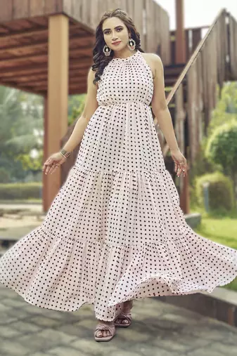  sleeveless poly-cotton kurti with crepe inner ready to dispatch