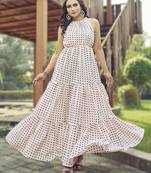  sleeveless poly-cotton kurti with crepe inner ready to dispatch