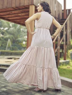  sleeveless poly-cotton kurti with crepe inner ready to dispatch 2