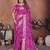 purple color beautiful festive special bandhej printed traditional saree