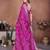 purple color beautiful festive special bandhej printed traditional saree