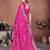pink color beautiful festive special bandhej printed traditional saree