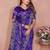 violet color beautiful festive special bandhej printed traditional saree