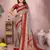 grey color handloom silk blend fabric weaving designer ethnic partywear saree