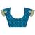 motifs zari weaving blue soft silk banarasi saree