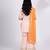 peach cotton sharara set with embroidered work