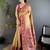 zari weaving beige tissue paithani saree