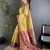 zari weaving golden yellow tissue paithani saree