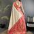 intricate motifs off white soft silk banarasi saree