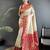 intricate motifs off white soft silk banarasi saree