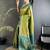 intricate motifs pista green soft silk banarasi saree