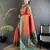 intricate motifs coral pink soft silk banarasi saree