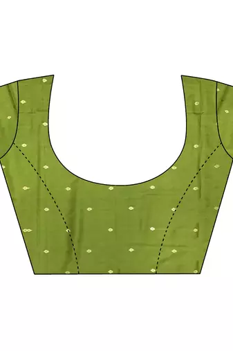 intricate  zari weaving dusty green soft silk blend dharmavaram saree