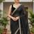 Black Color Sequins With Jari Dori Embroidery Work Twill Net Saree