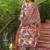 Women Yellow Rayon Blend Floral Printed Straight Kurta Palazzos With Dupatta