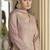 Light  pink color georgette  anarkali suit  