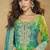 Light green color chinon silk sharara suit  