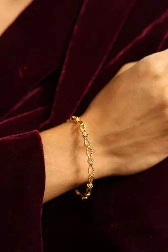 Intricate filigree gold bangles