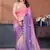 Pink rich gold crush silk embroidered saree with multi-tone color