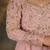 Mauve pink heavy embroidered cosmo silk anarkali