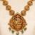 Gold plated temple necklace set