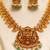 Gold plated temple necklace set