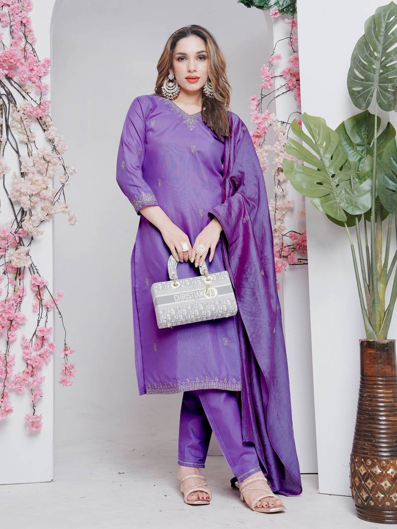 straight rayon kurta set with dupatta