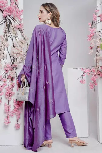 straight rayon kurta set with dupatta