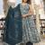Blue green anarkali suits