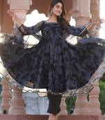 Black tie day orgenza anarkali suits