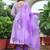 Pansy lavender with gotta kaidar anarkali