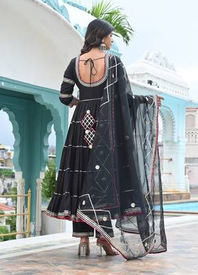 Black beauty tired anarkali 3