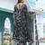 Black lily kalidar with lace work anarkali