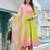 Primrose with peach touch anarkali