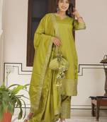 Yellow green suit set