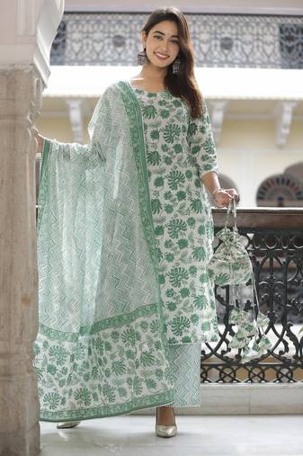 Spider green straight suit set