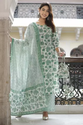 Spider green straight suit set