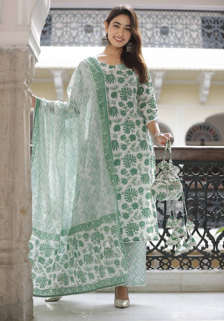 Spider green straight suit set