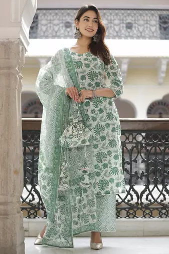 Spider green straight suit set