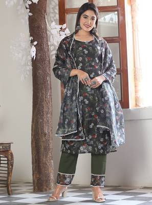 Mogra organza suit set 4