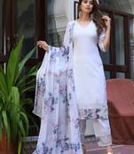 White cotton suit set