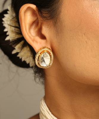 Classic polki & pearl galabandh 3