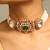 Emerald & kundan pearl choker